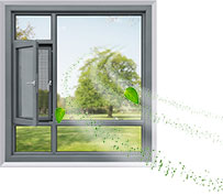 節(jié)能新風(fēng)系統(tǒng)，凈化室內(nèi)空氣